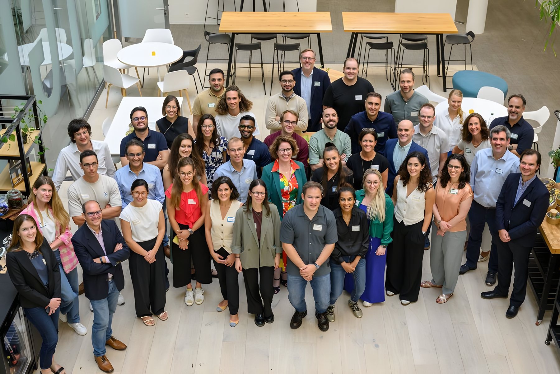 The 2026 DayOne Accelerator cohort at the kickoff bootcamp in Basel