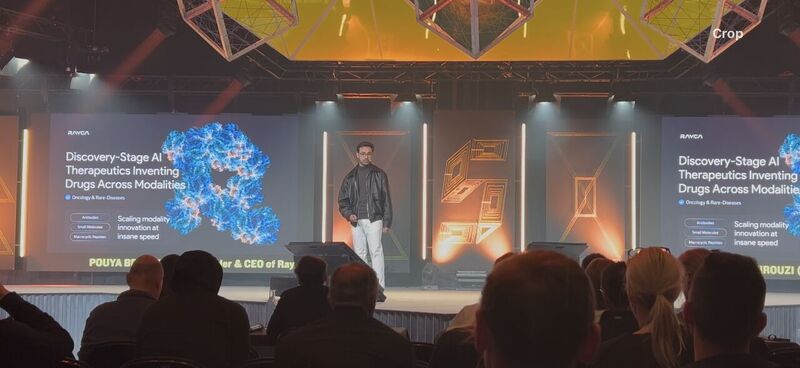 Rayca Precision presenting on the Startup Stage at Slush 2025